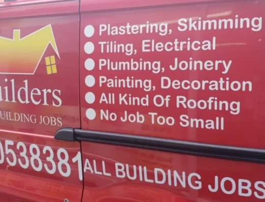 Van signs fitted by our studio