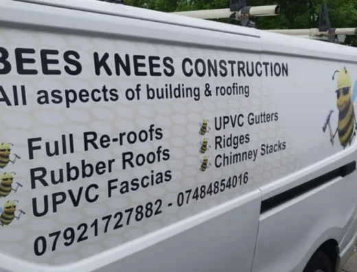 Van signs fitted by our studio
