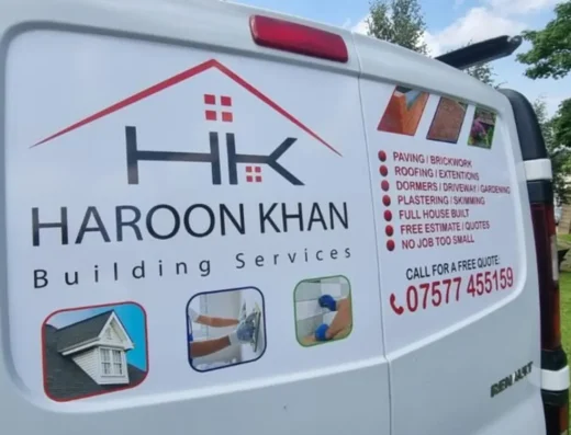 Van signs fitted by our studio
