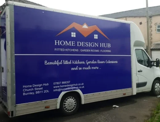 Van signs fitted by our studio