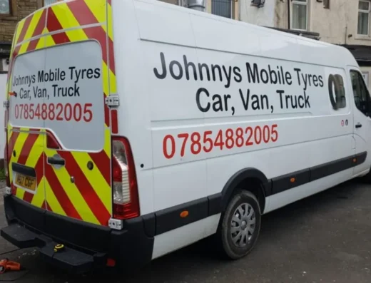 Van signs fitted by our studio